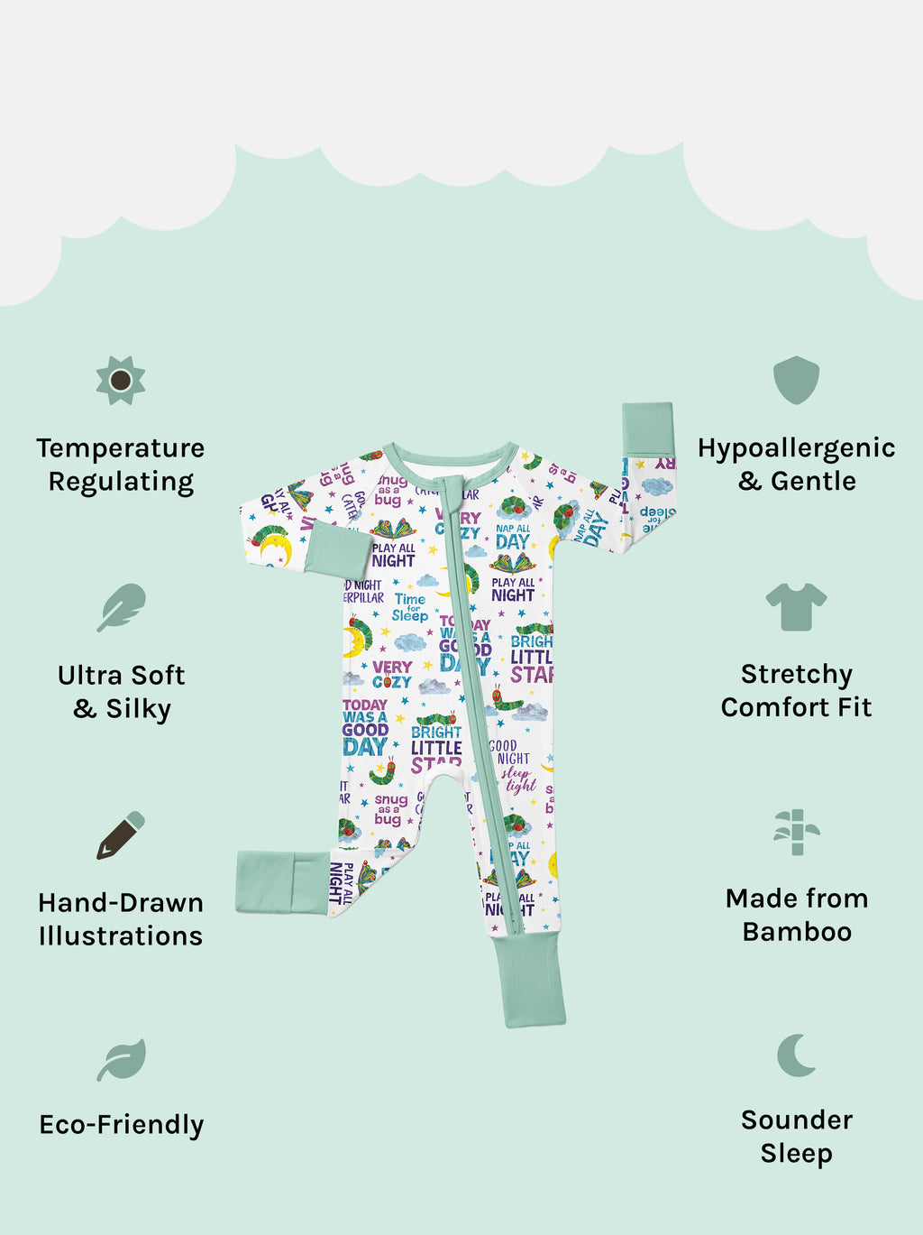 The Very Hungry Caterpillar™ Zip Sleepsuit
