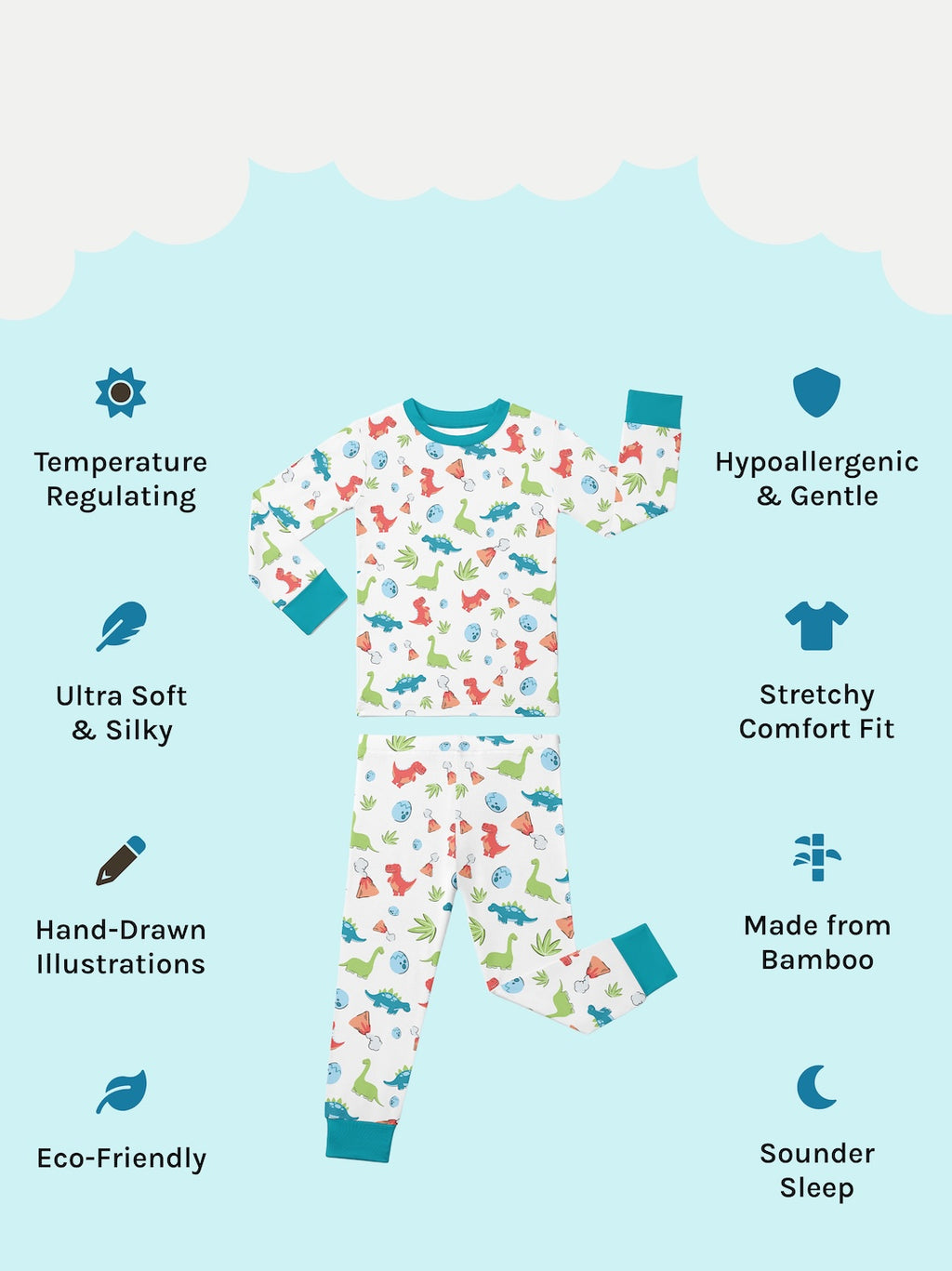 Dinosaur Dudes Toddler Pyjamas