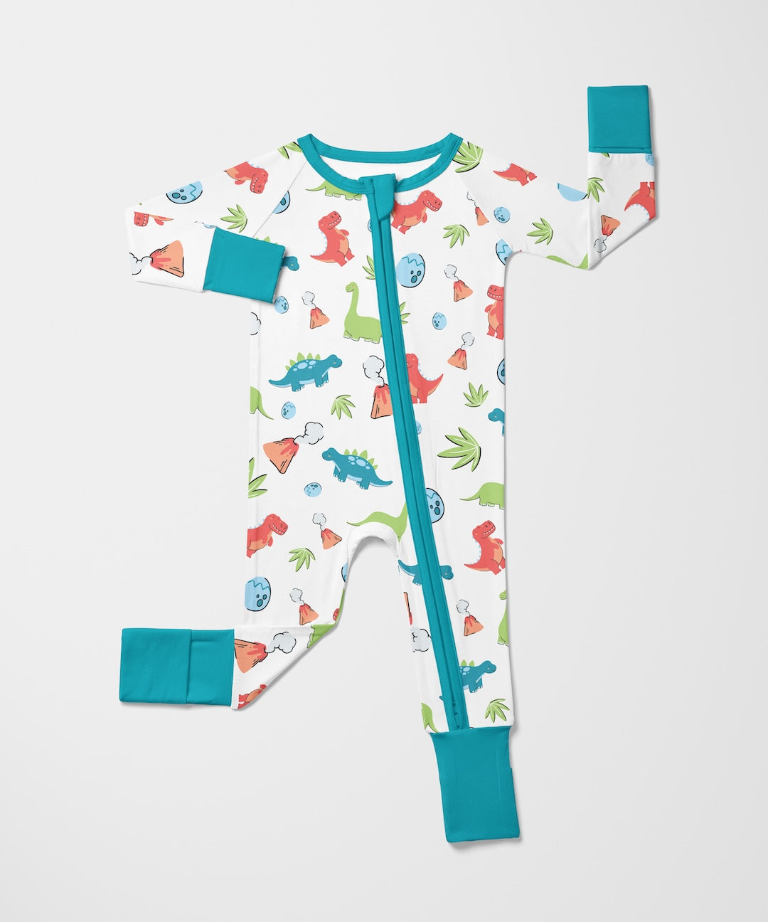 Dinosaur Dudes Zip Sleepsuit