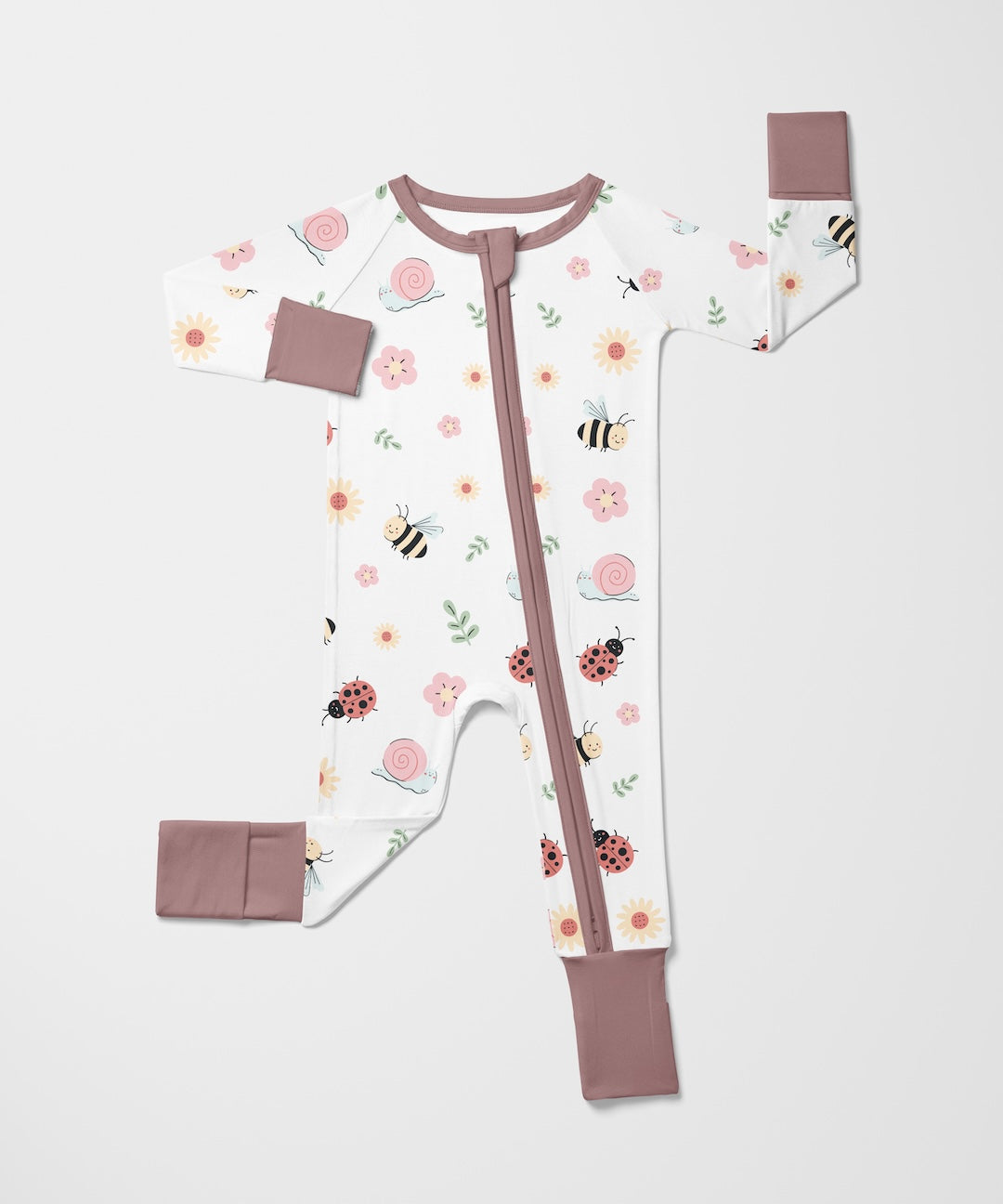 Garden Gang Zip Sleepsuit