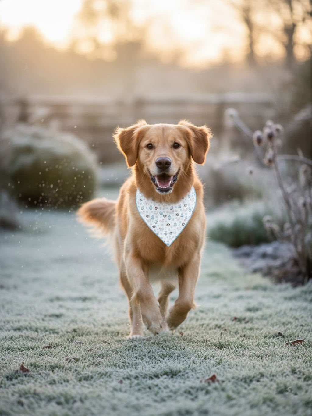Snowy Snuggle Squad Dog Bandana