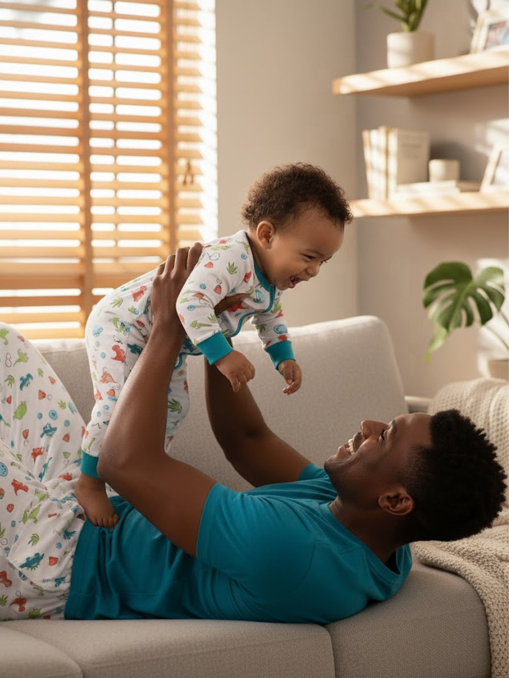 Dinosaur Dudes Dad Pyjamas