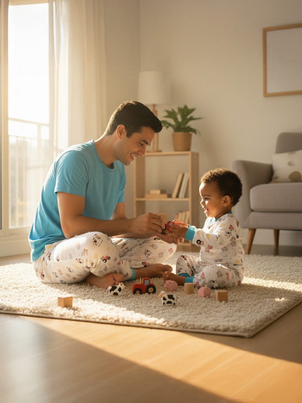 Farmyard Friends Dad Pyjamas