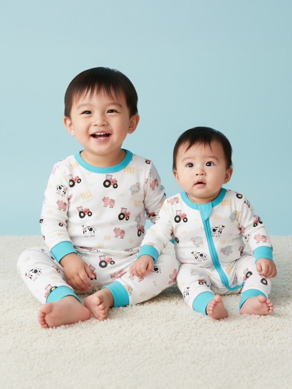 Farmyard Friends Baby & Toddler Matching Pyjamas