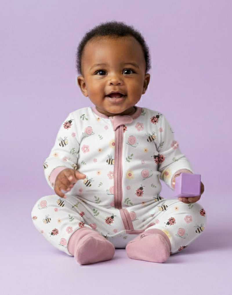 Garden Gang Zip Sleepsuit