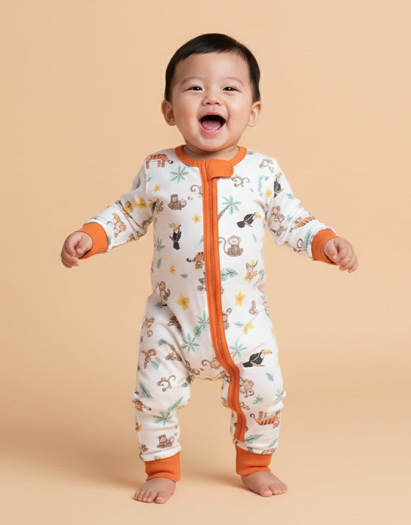 Jungle Squad Zip Sleepsuit