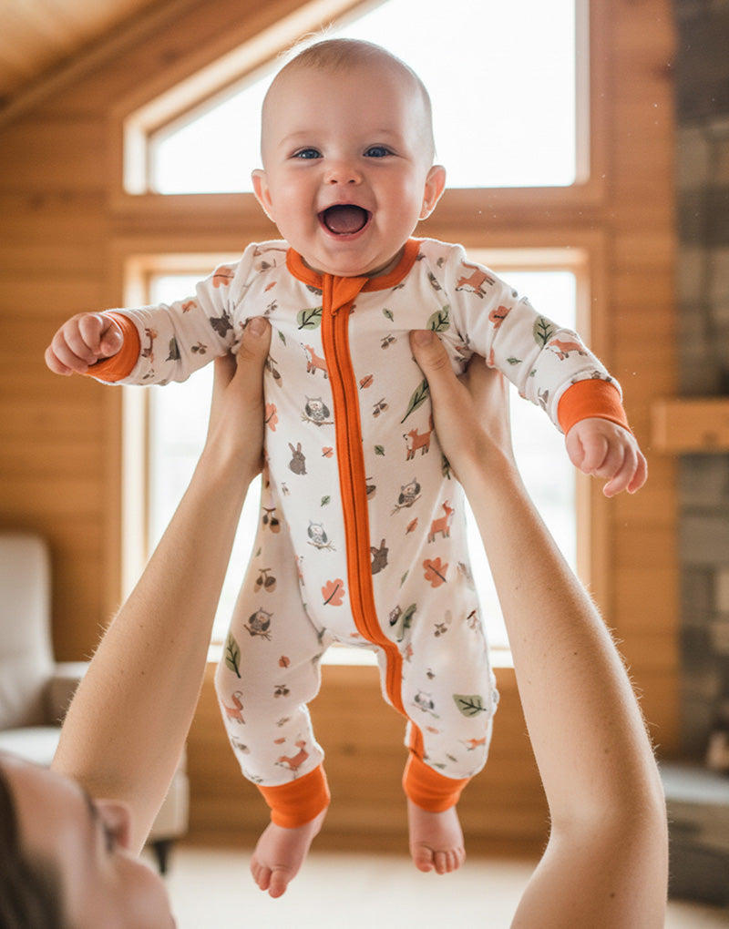 Woodland Pals Zip Sleepsuit