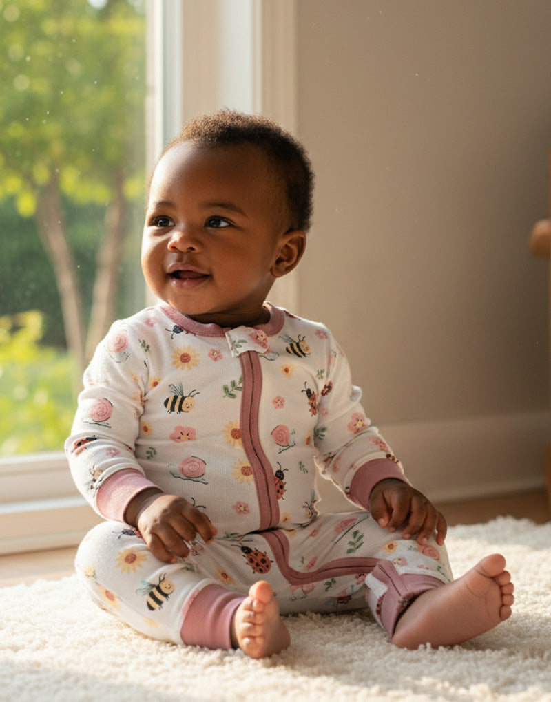 Garden Gang Zip Sleepsuit