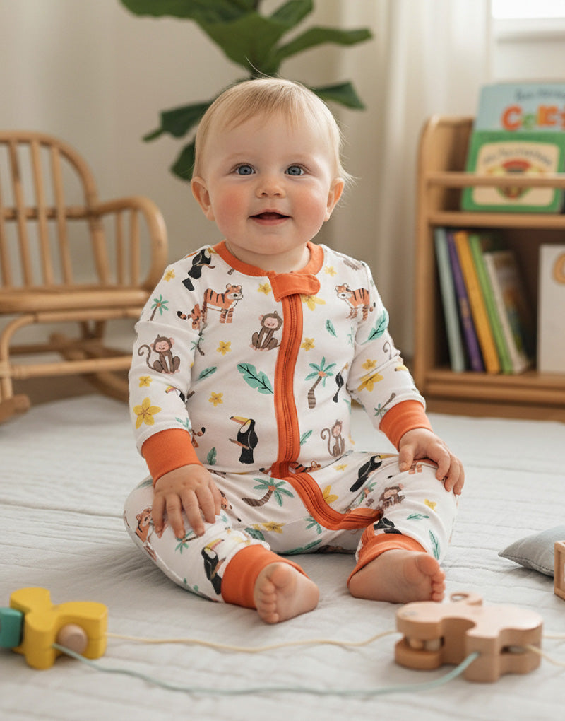 Jungle Squad Zip Sleepsuit