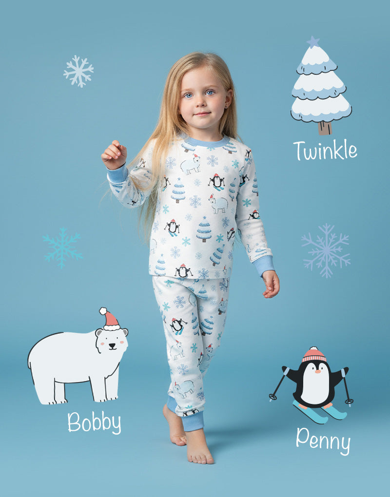 Snowy Snuggle Squad Toddler Pyjamas