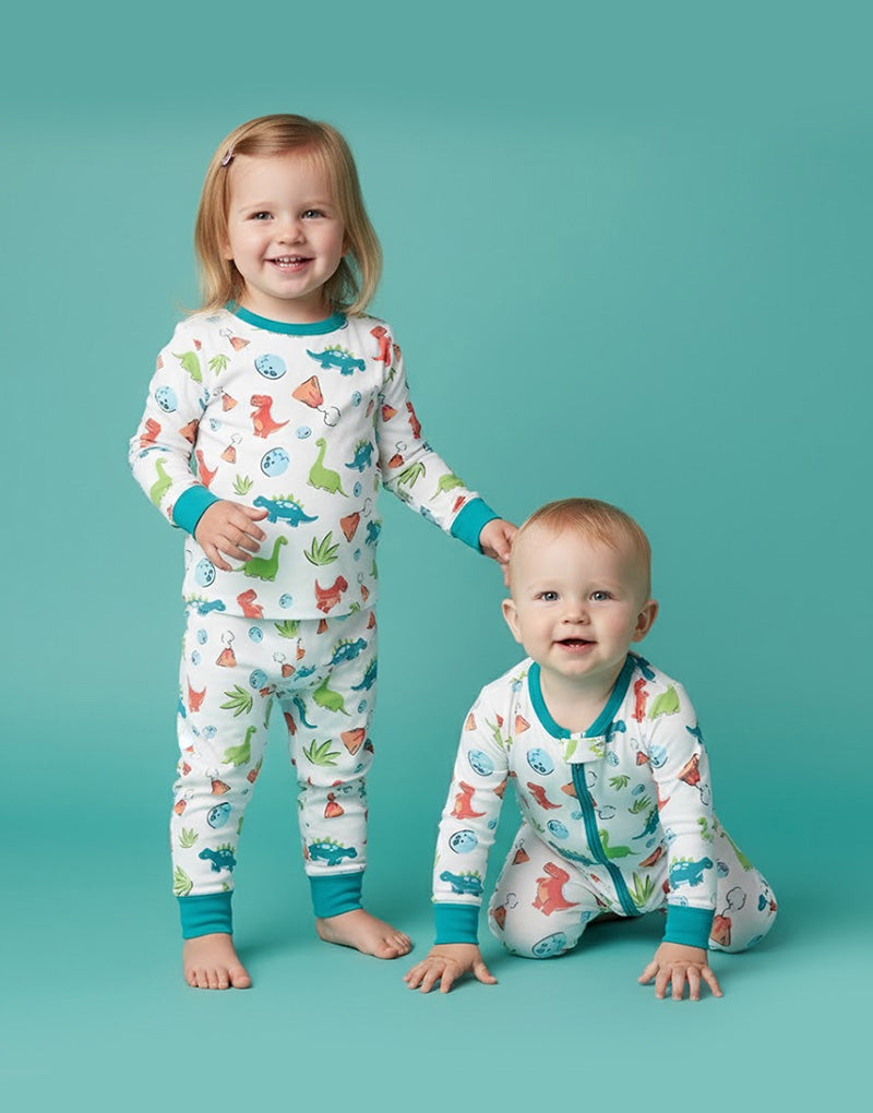 Dinosaur Dudes Zip Sleepsuit