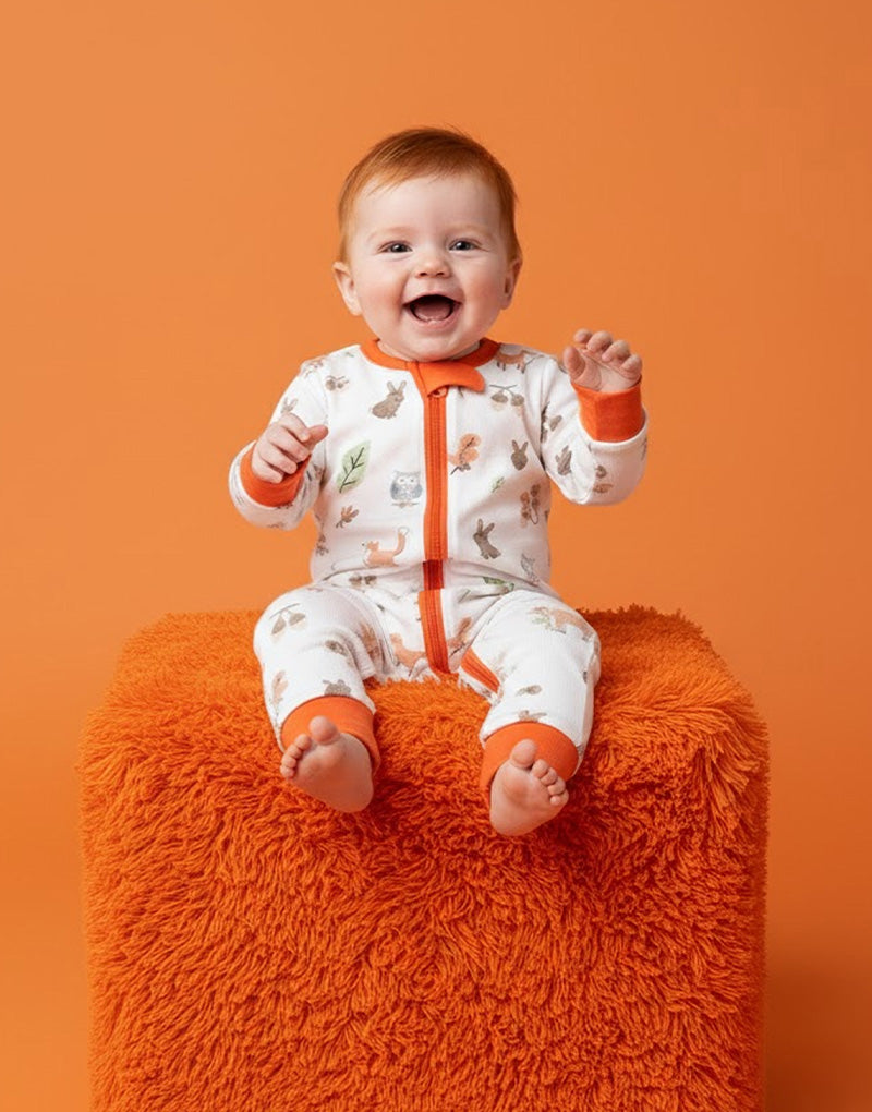 Woodland Pals Zip Sleepsuit