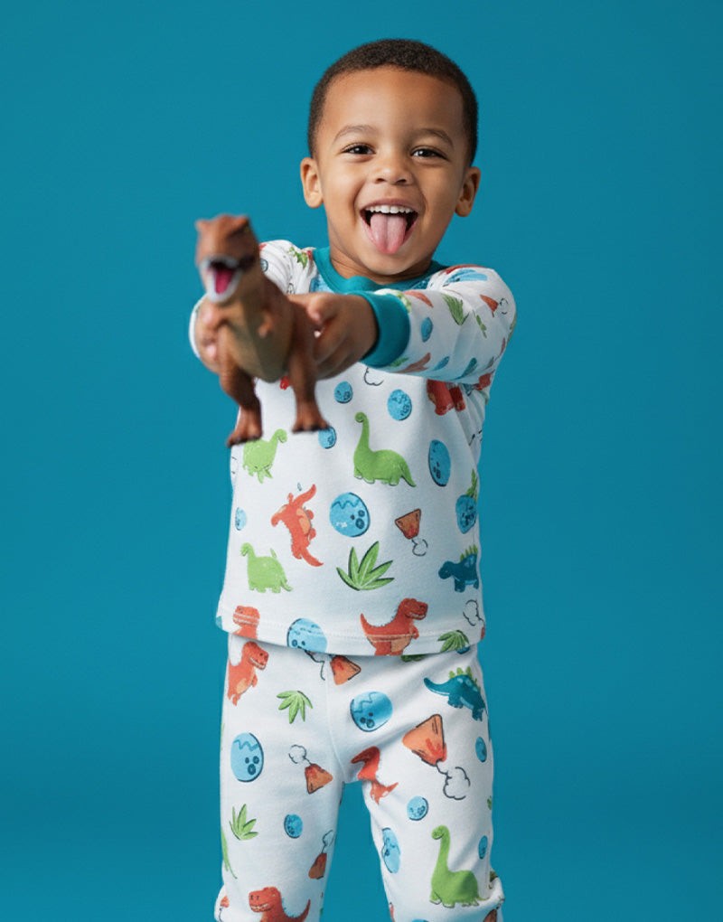 Dinosaur Dudes Baby & Toddler Matching Pyjamas