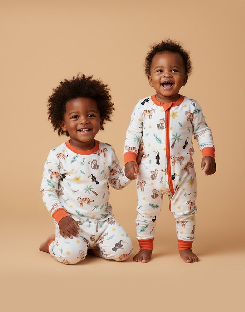 Jungle Squad Zip Sleepsuit