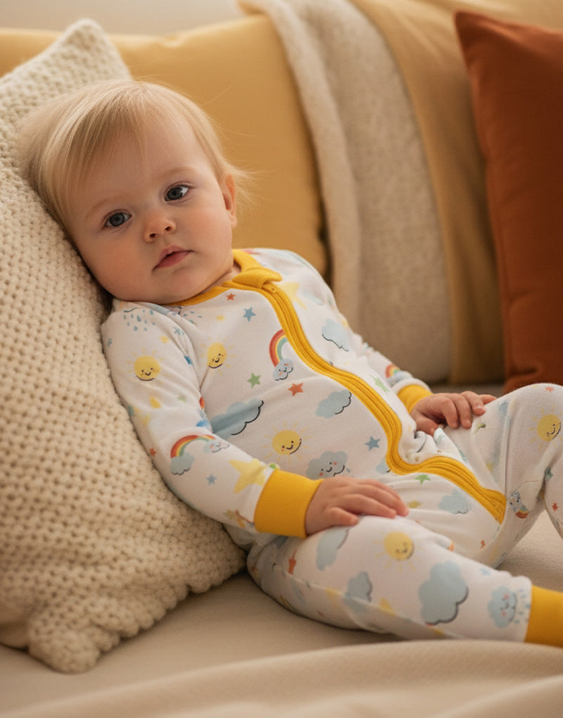Rainbow Rascals Zip Sleepsuit