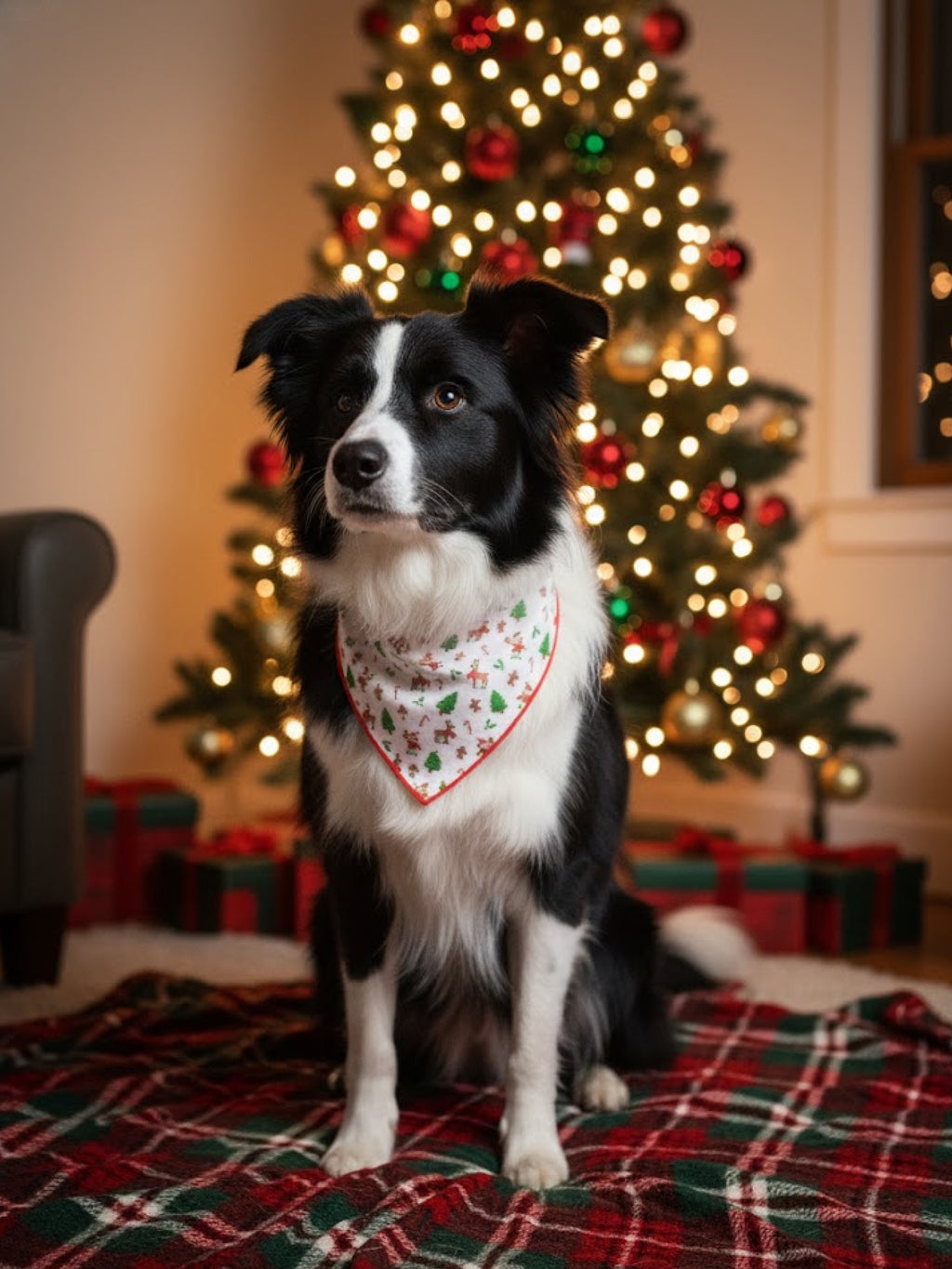 Cosy Christmas Crew Dog Bandana