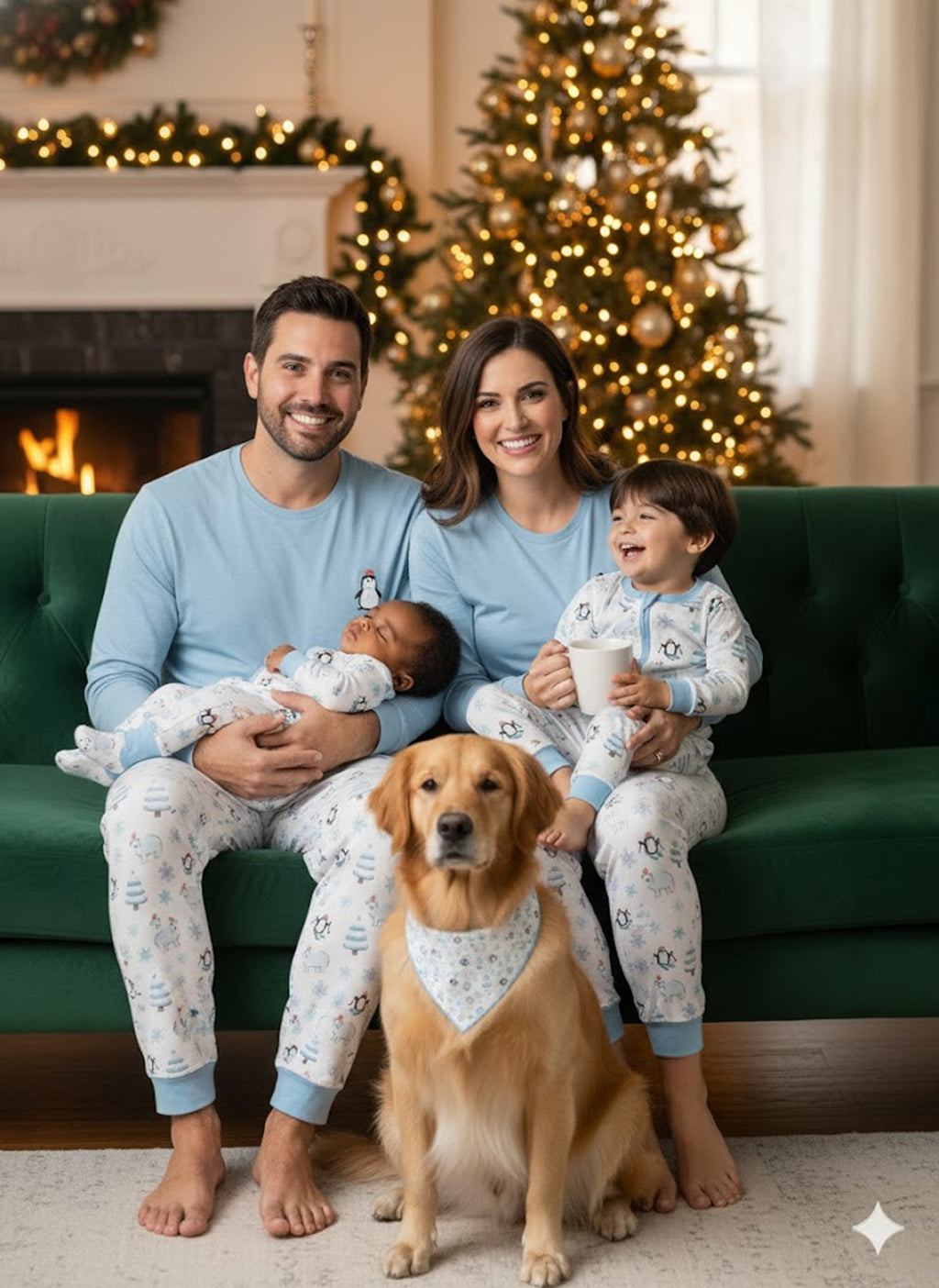 Snowy Snuggle Squad Children's Pyjamas