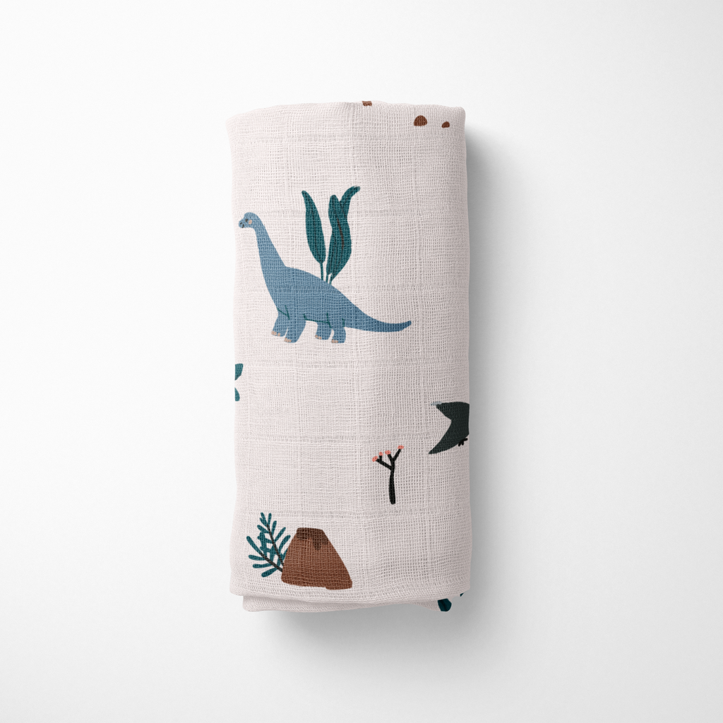 Dinosaur discount muslin swaddle