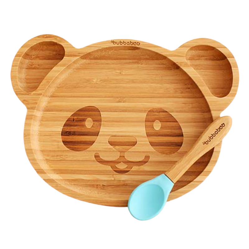 Bamboo Baby Panda Plate and Spoon Set